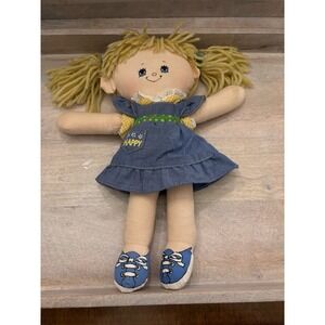 Knickerbocker Happy & Joy Love Kids‎ rag Doll Vintage 1977